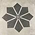 GeoCeramica® 80x80x4 Etoile Silver base