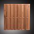 Tuinscherm Hardhout  Recht 180x180cm 15mm mooie zware kwaliteit scherm