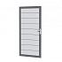 Aluminium deur lichtgrijs 90x183 cm