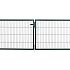 12910 Poort compleet dubbel groen 160x150