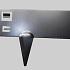 Kantopsluiting Zwart Gecoat 106x16 cm 1.5mm dik