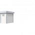 Vuren Topvision Bonte Kraai, 300 x 250 cm, wanden wit en basis lichtgrijs.