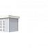 Vuren Topvision Bonte Specht, 300 x 250 cm, wanden lichtgrijs en basis wit.