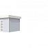 Vuren Topvision Parelhoen, 400 x 300 cm, wanden lichtgrijs en basis wit.