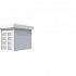 Vuren Topvision Zwaluw, 200 x 300 cm, wanden lichtgrijs en basis wit.