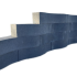 Patio wave 60x15x15 antraciet
