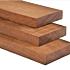 Hardhouten Regel Ruw Azobe 5x15x400 cm
