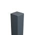 Boston pvc paalkap 75*75mm RAL9005