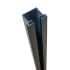 Boston Aluminium paalprofiel voor hpl/glas RAL7016 24x17mm L- 184cm tbv paal L-124/190cm