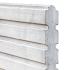 Berton©-motiefplaat smal wit/grijs H26xD4.8xL184cm Deens rabat