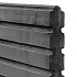 Berton©-motiefplaat smal antraciet H26xD4.8xL184cm Deens rabat