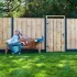 Onderplaat antraciet gecoat voor sleufpaal 3,5 x 24x180