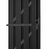 557 WPC Design Deur Recht geheel Antraciet incl hang en sluitwerk en stootlat 180x90cm