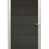 559 WPC Fortedeur Antraciet met Aluminium kader incl hang en sluitwerk 180x90cm