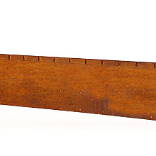 Kantopsluiting Single Flex Corten Lengte 300 cm Hoogte 16.5 cm
