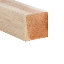 Lariks/Douglas palen gedroogd 14.0x14.0x400cm geschaafd