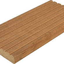 Hardhouten antislipplank/vlonderplank Bangkirai 2.5x14.5x245cm