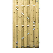 Tuindeur de Luxe met stalen frame 195x100 cm