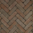 Gebakken Dikformaat Oud Huizen 20x6.5x6 cm Getrommeld