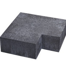 Oudhollandse Traptreden grijs 40x20 cm binnen hoekstuk