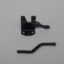 Automatische Tuinheksluiting zwart gepoedercoat 48x60x2 mm