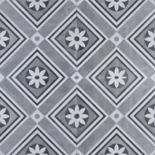 GeoCeramica® 60x60x4 cm Concreet Flower dec