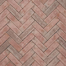Gebakken Dikformaat Oud Huizen 20x6.5x6.5 cm ongetrommeld