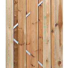 Tuindeur de Luxe met stalen frame 195x90 cm