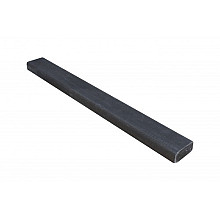 Composiet onderligger/ regel massief zwart 3.4x6.7x300 cm