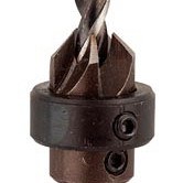 Opsteek-verzinkborenset, 4.0 MM kaart (30170104) 5 blister