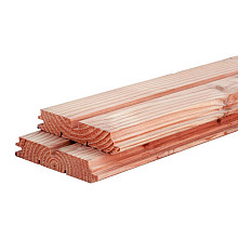 Douglas geschaafd rhombusprofiel 2,8 x 14,0 x 400 cm, onbehandeld.