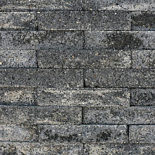Wall Block grijs zwart strak 32.5x12x10 cm