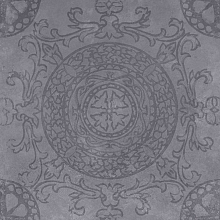 GeoCeramica® 60x60x4 Symbol Circle Black