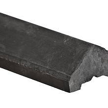 Betonafdekkap voor alle platen Antraciet GECOAT (lengte in het werk aan te passen) 180 cm