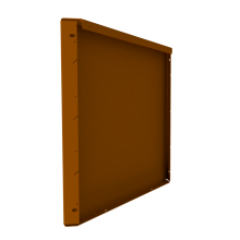 Fixed Height Line hoogte 560 mm paneel 600 mm Weervast/ Corten