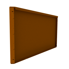Fixed Height Line hoogte 560 mm paneel 1000 mm Weervast/ Corten