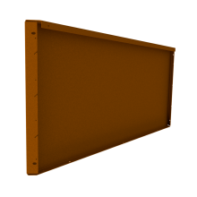 Fixed Height Line hoogte 560 mm paneel 2000 mm Weervast/ Corten