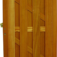 Bangkirai Charmant Poort 20 incl. aanslaglijst ( 18x37 mm )