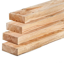 Douglas regel fijn bezaagd 5x10x400cm