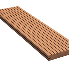 Elements Loopdekdeel massief Bruin 2.3x14.0x500 cm