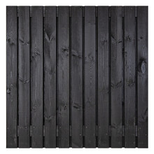 Stuttgart zwart gespoten 180x180 cm 21 planks