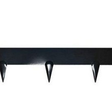 Kantopsluiting Zwart Gecoat 106x16 cm 1.5mm dik