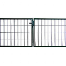 Poort compleet dubbel groen 200x300 cm