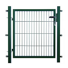 Poort compleet enkel antraciet 100x100 cm