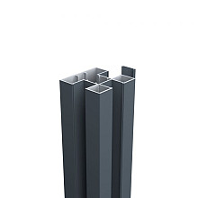 Boston Aluminium Paal 7.5x7.5x300 cm RAL7016