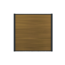WPC Boston vulling Teak 176x183cm (12 boards+2 u-lijsten+ 4 connectoren) Exclusief Palen