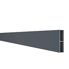 Aluminium Lamel 2.1x10x178 cm (wb 15 cm) RAL7016