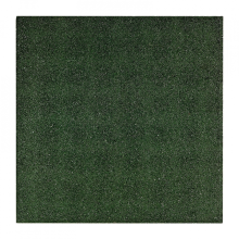 Rubbertegel groen 50x50x2,5cm/ valhoogte 0.8m