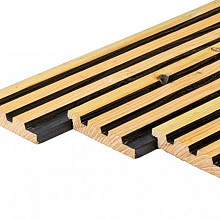 Douglas Tripple Rhombus Zwart / Douglas Kleur 2.5x14x300 cm
