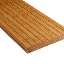 Bamboe Gevelbekleding Samba 1.8x13.9x225 cm  light grof/glad-olie clip - kops tong + groef